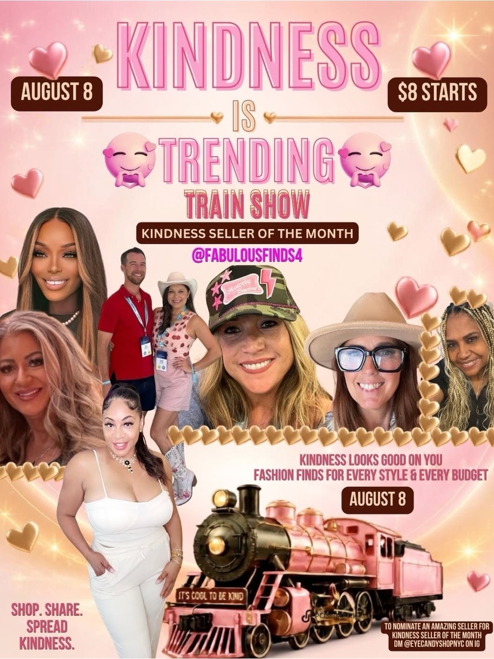 Kindness Train Show!🤩101-200🦄🌈💜